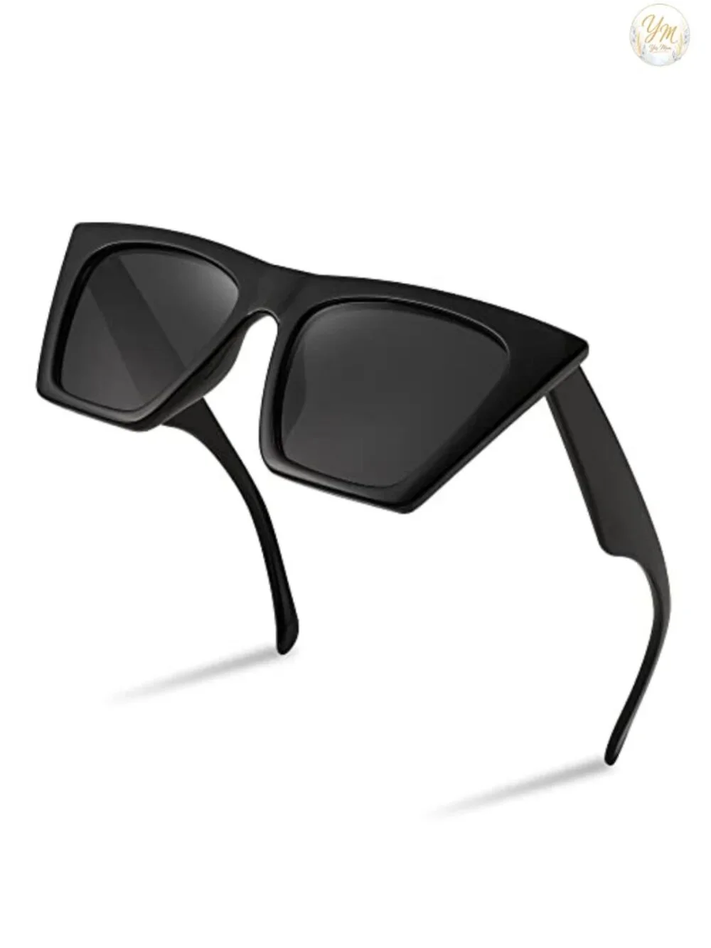 Vintage Square Cat Eye Sunglasses Women Trendy Acetate Frame Polarized UV